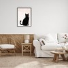 Stupell Industries Halloween Black Cat Silhouette Framed Giclee Art - 2 of 4