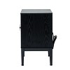 Murah Modern 25"Tall 2-Drawer Nightstand with Charging Station and Adjustable Legs Set of 2| HULALA HOME - 4 of 4