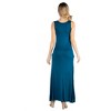 Maternity Scoop Neck Sleeveless Maxi Dress - 24seven Comfort Apparel™ - 3 of 4