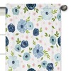 Sweet Jojo Designs Window Curtain Panels 84in. Watercolor Floral Blue Pink and White - 3 of 4