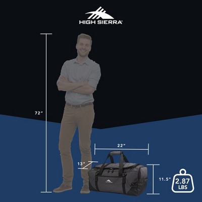 High Sierra Fairlead Travel Duffel Bag Backpack with Togo Ubuy
