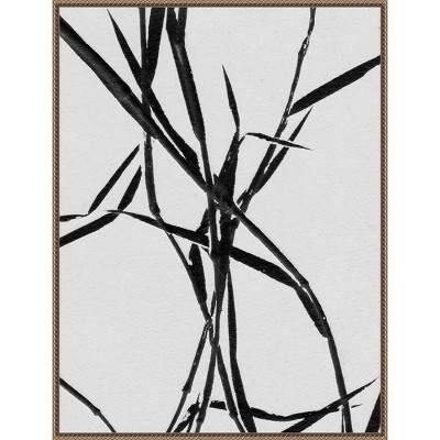 Amanti Art Grass Detail White by Pernille Folcarelli Canvas Wall Art Print Framed 23 x 30-in.