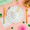 Daydream Society - Clover Frenchie Striped Small Plates - Pack of 8 Paper Plates - 2 of 2