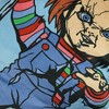 Child's Play Pillow Evil Chucky Soft Plush Travel Cloud Pillow 22" X 15" Multicolored - 3 of 4