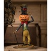 Bethany Lowe 12.0 Inch Jaunty Jack's Top Hat Surprise Halloween Pumpkin Man Hand-Crafted Pumpkin Figurines - 2 of 3