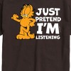 Men's - Garfield - Pretend I'm Listening Short Sleeve Graphic T-Shirt - 2 of 4
