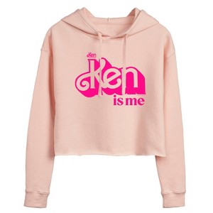 Women's - Barbie - Ken Is Me Cropped Graphic Hoodie - 1 of 3
