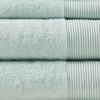 SEVOBAL Bath Towel and Washcloth Sets Luxurious Antimicrobial Cotton Tencel Blend Towel Set for Bathroom Use, Seafoam, 14.17"*10.24"*8.66" - 4 of 4