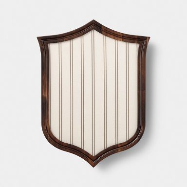13"x17" Crest Striped Pinboard Wood Wall Art - Room Essentials™