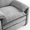 Grungis 38" Oversized Accent Chair with Thick Comfort Cushions,Chenille Lounge Chair with High Back & Wide Seat for Bedroom,Reading Room,Office - 4 of 4