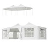 Maliang Party Tent, Heavy Duty Event Tent with 1 Doors & 7 Windows, Waterproof,UV Protection, Patio Gazebo for Party, Event,Picnic,White - 4 of 4