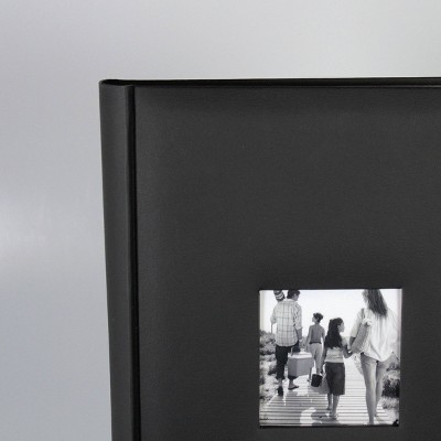 8.5&#34; x 12.75&#34; Photo Album Black 3 Per Page - Threshold&#8482;