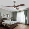 52" Ceiling Fan with Lights Remote Control,Quiet DC Motor 3 Blade Ceiling Fans 6 Speed Levels,Reversible Ceiling Fan,for Patio,Living Room,Bedroom - 3 of 4