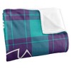 Florida Southwestern State College Campus Plaid Spirit Silky Touch Super Soft Throw Blanket 50x60 - 3 of 4