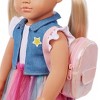 Our Generation Evie 18" School Doll in Rainbow Skirt with Backpack & Accessories Set - image 3 of 4