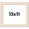 PosterPalooza | 13x11 Wide Barnwood Picture Frame, UV Acrylic, 6 Finishes - Grey, Brown, White, and Black - 2 of 4