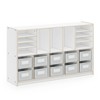 Guidecraft EdQ Shelves and 10 Bin Storage Unit 30": Wooden Kids' Classroom Bookshelf with Cubbies and Organization for Home - 2 of 4