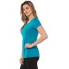 Rekucci Short Sleeve Scoop Neck Stretch T-Shirt for Women - 2 of 3