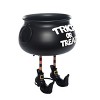 Transpac Metal Cauldron Bucket w/Witch Feet Home Decorations Halloween - 2 of 3