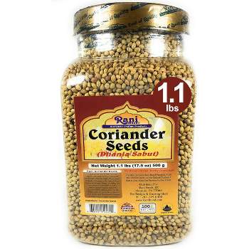 Coriander (Dhania) Seeds  - 17.5oz (500g) -  Rani Brand Authentic Indian Products