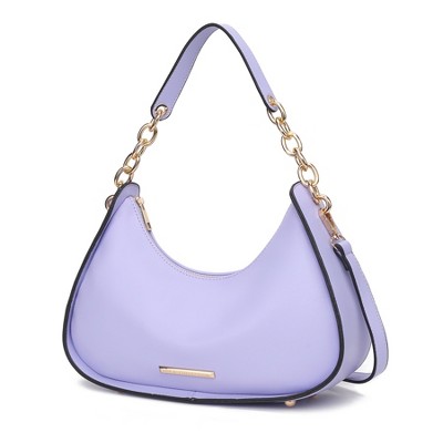 MKF Collection Lottie Vegan Leather Half-Moon Shoulder Bag by Mia K
