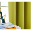 Ruthy's Textile Thermal Room Darkening Blackout Window Curtain Grommet Panel Pair - 2 of 4