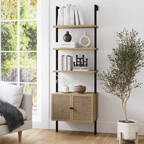 Carson sales leaning bookcase