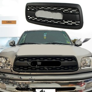 HANPURE Front Gril For 1st Gen 2000 2001 2002 Toyota Tundra TRD Pro Grill With  Letters Matte Black - 1 of 4