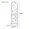NicBex Garden Trellis Lattice Panels, Rustproof Plant Trellis Butterfly Decoration Plant Climbing Support - 4 of 4