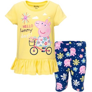 Peppa Pig Girls Graphic T-Shirt and Shorts Set Little Kid to Big Kid - 1 of 4
