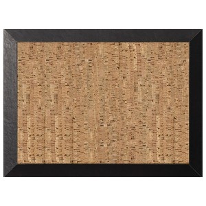 MasterVision Kamashi Cork Bulletin Board Black MDF Frame 24 Inches x 36 Inches - 1 of 4