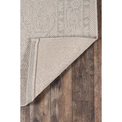 Boothbay Traditional Tufted Gray Synthetic Runner Rug - 90"x31"