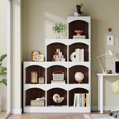 Hommoo 9 Cubes Bookshelf White
