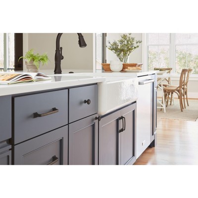 Oil Rubbed Bronze Traditional Cabinet Drawer Pull with Mounting Hardware