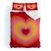 Deny Designs Ana Rut Bre Fine Art Valentine Red Duvet and Sham Set - 2 of 4