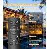 Itopfox Outdoor String Lights with Remote Control, 50Ft Waterproof Dimmable LED Patio Lighting, 15 Edison Bulbs for Backyard, Garden, Gazebo - 3 of 4