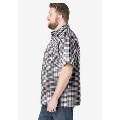 KingSize Short Sleeve Printed Sport Shirt
