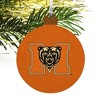 Mercer University Primary Logo Wood Christmas Tree Holiday Ornament - 4 of 4