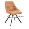 NicBex Set of 2 Dining Chairs with Metal Legs,Thickened Fabric Armless Chairs for Kitchen,Living Room - 4 of 4