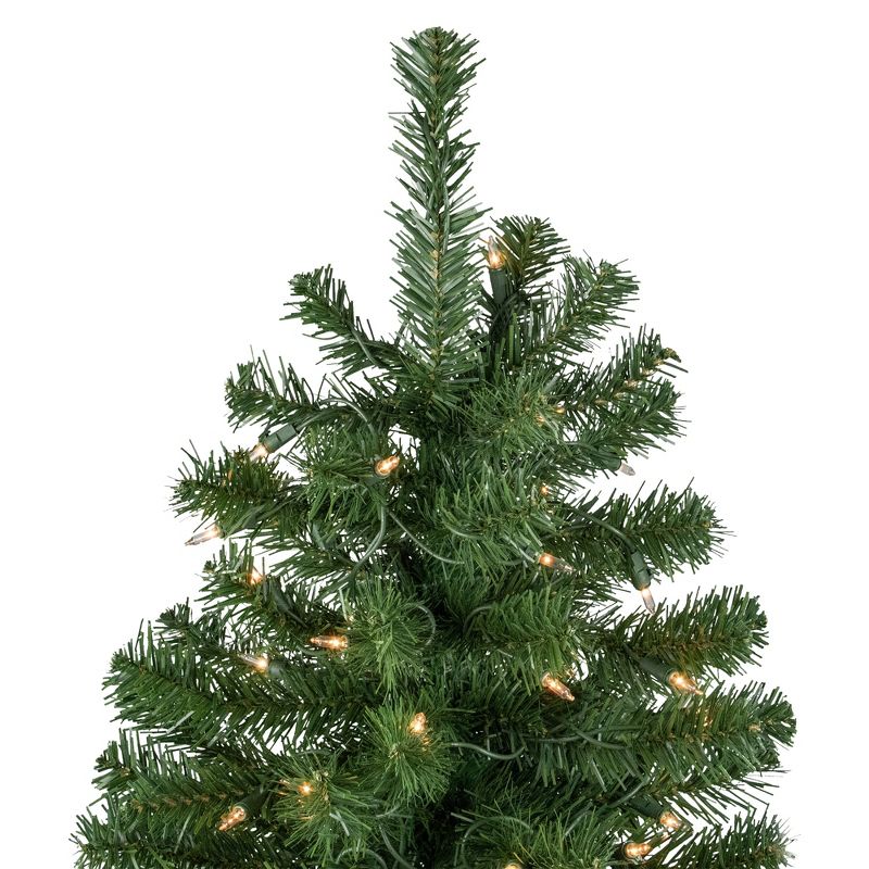 Northlight 7' Pre-Lit Norfolk Spruce Artificial Christmas Tree, Clear Lights, 5 of 7