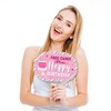 Big Dot of Happiness Funny Girl 13th Birthday - Official Teenager Birthday Party Photo Booth Props Kit - 10 Piece - 2 of 4