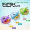 MEDca Weekly Pill Organizer: 2 Times/Day Compartments: 7 Day AM/PM Container: Portable, Durable and Convenient Travel Pills Case for Tablets - 2 of 4