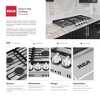 RCA R-CTGL365SS 36 in. Legacy Collection Drop-In Gas Cooktop, 5 Burners, Cast Iron Grates, Metal Knobs in Stainless Steel - 3 of 4