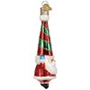 Old World Christmas Blown Glass Ornament for Christmas Tree, 2022 Happy Santa - 3 of 4