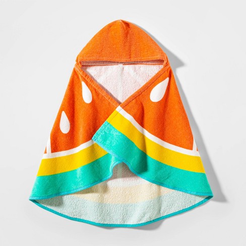 Grapefruit Hooded Beach Towel - Sun Squad™ : Target