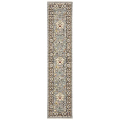 Oriental Weavers Lucca Traditional Rug 846D1 in Blue Runner 2' 6" X 12 ' 1"