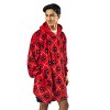 Deadpool Logo Diamond Pattern Red Hooded Wearable Oversize Blanket-OSFA - 3 of 4