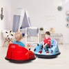 12V Kids Electric Ride On Bumper Car, 3 Speed Toddler Bumper Car With Remote, Baby Bumping Toy with Music, LED Lights, 360 Degree Spin for Boys Girls - 3 of 4