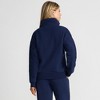 Lands' End Women's Serious Sweats Relaxed Long Sleeve Half Zip Sweatshirt - 2 of 4