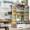 SinCiDo 72" Farmhouse Storage Cabinet, Kitchen Storage Upright Cabinet, w/ 2 Barn Doors & Adjustable Shelves, a Drawers,Multi Functional Large Cabinet - 4 of 4